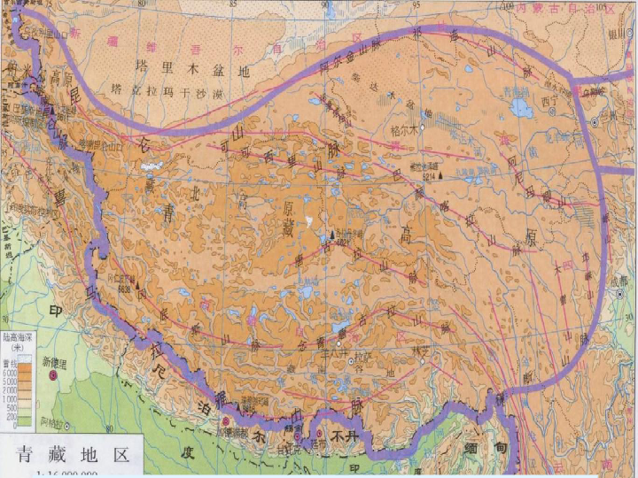 2011届高考第一轮复习之中国的青藏地区