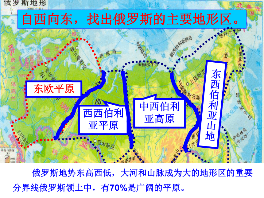 东西伯利亚 地形图图片