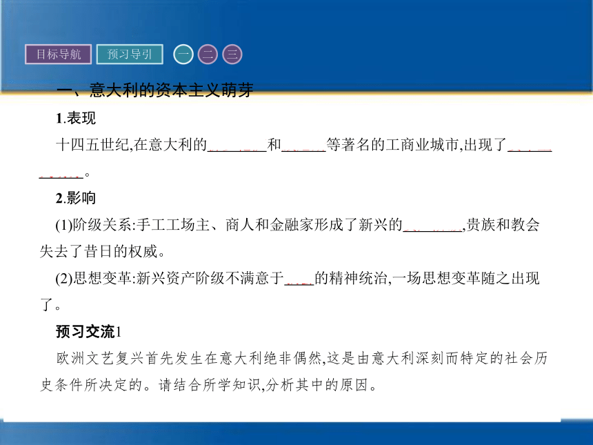 人教新课标版历史必修3同步教学课件： 6文艺复兴和宗教改革（18张ppt)