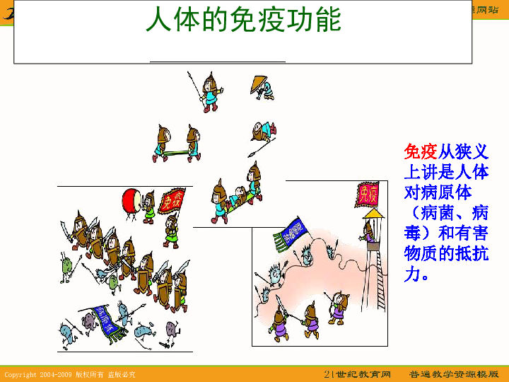 生物第18章第三節免疫精品課件蘇教版八年級上