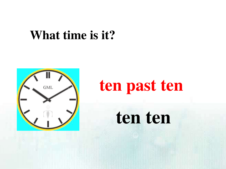 Unit 2  What time do you go to school? Section A Period 1 (1a – 2d) 课件