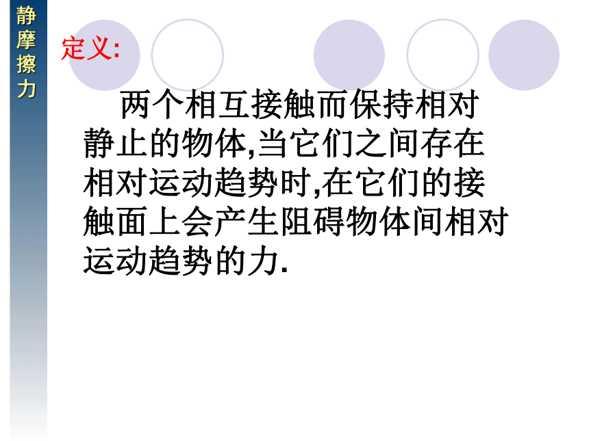 人教版高中物理必修一3.3摩擦力(共27张PPT)