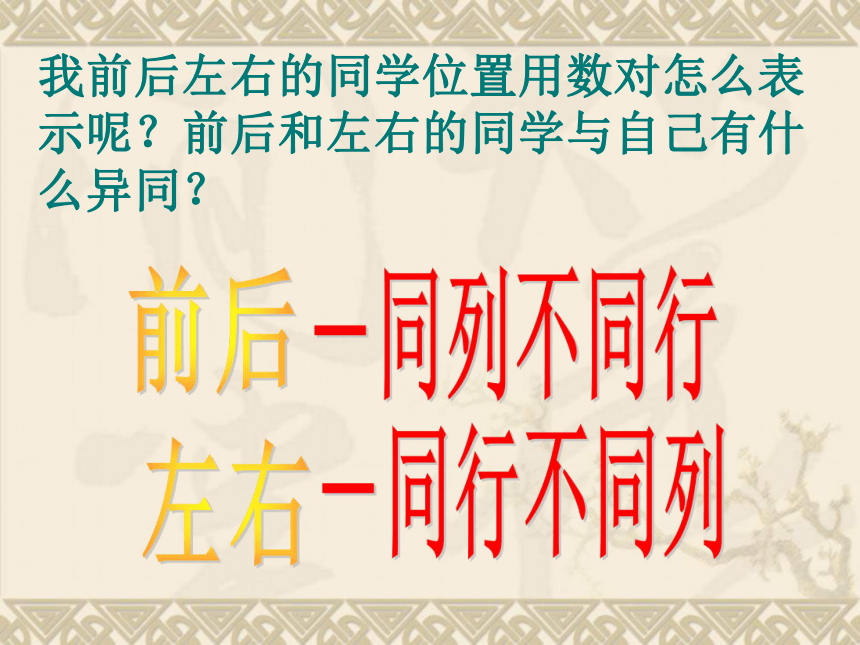 数学六年级下冀教版1.2《用数对确定位置》课件