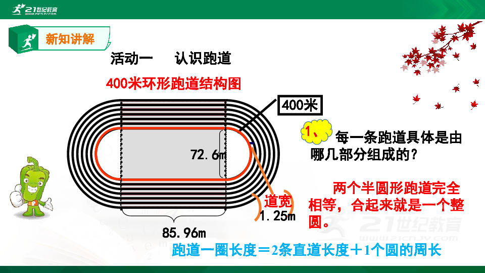 56綜合與實踐確定起跑線共15張ppt