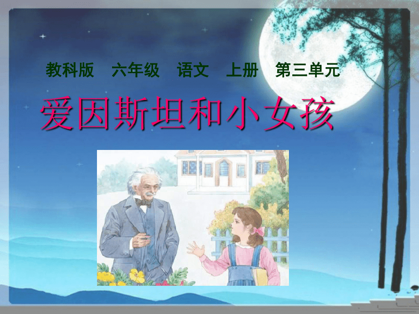 《爱因斯坦与小姑娘》PPT课件