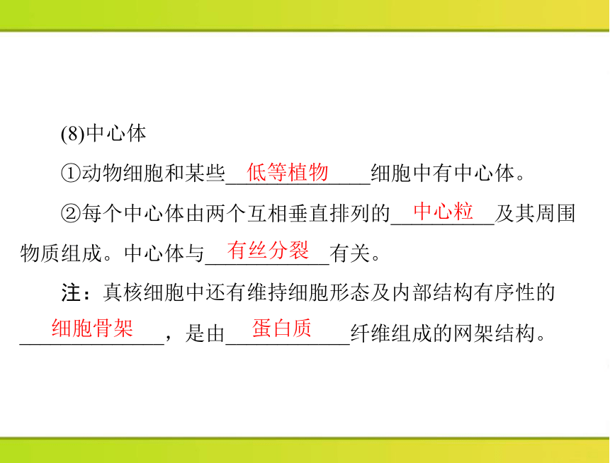 2013年《随堂优化训练》第3章第2节细胞器——系统内的分工合作