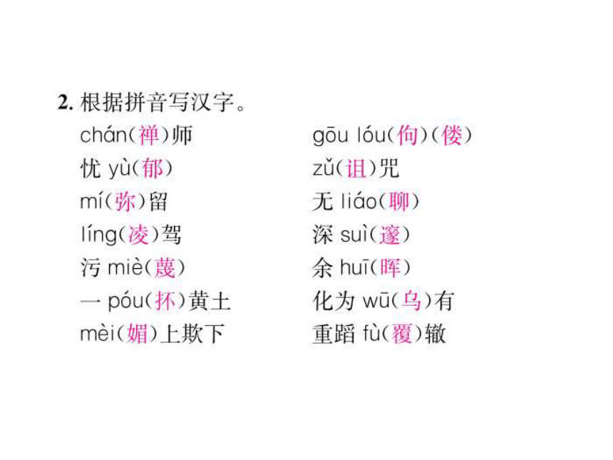 2017年春广东中考语文专题训练课件（一） 语音与汉字 （共35张PPT）