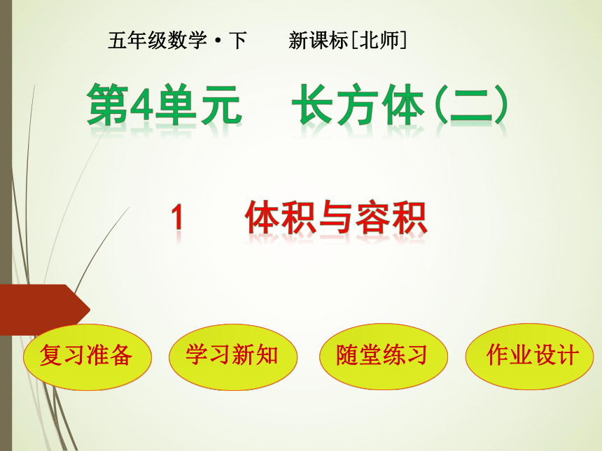 数学五年级下北师大版4.1体积与容积课件 (21张)