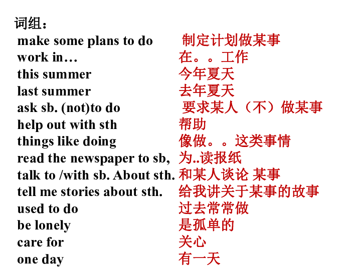 人教英语八年级下册Unit 2 I’ll help to clean up the city parks.   Grammar-focus 课件 （共26张PPT）