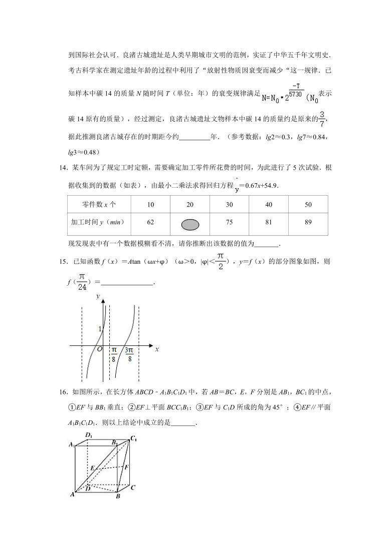 2021年陕西省西安高考数学六模试卷（文科）（Word含解析版）