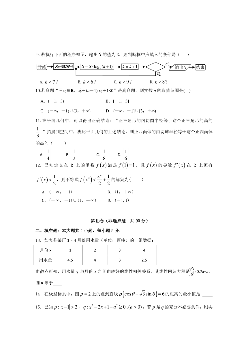 江西省吉安市安福县第二中学2017-2018学年高二下学期6月月考数学（文）试题+Word版含答案