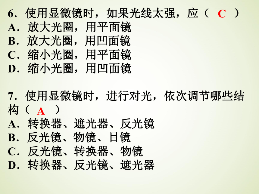 第二单元 第一章  细胞是生命活动的基本单位 综合检测 课件（共27张PPT）