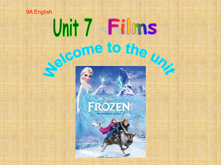 Unit 7 Films welcome to the unit  教学课件 (共22张PPT)