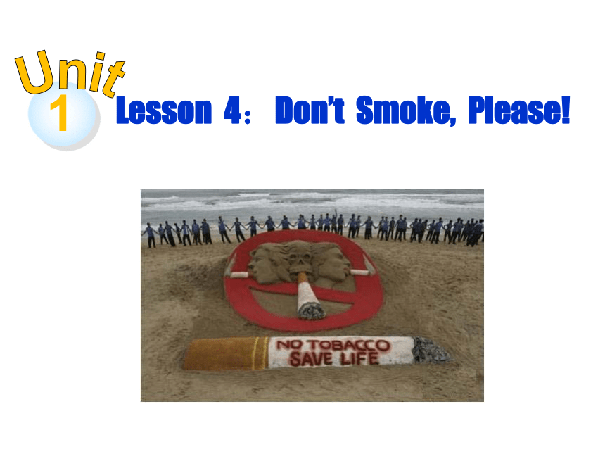 Unit 1 Stay Healthy Lesson 4 Don’t Smoke, Please! 课件（27张PPT）