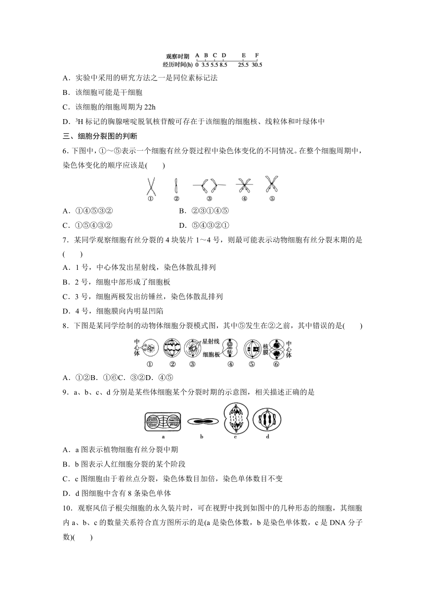 【寒假作业】假期培优解决方案 寒假专题突破练 高一生物（通用版）专题十五　细胞的有丝分裂(二)