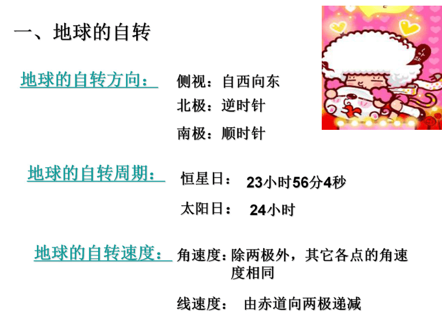 广东省新兴县惠能中学高一地理《地球运动形式及自转与公转的特点》课件