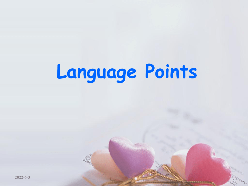 Unit 6 Perseverance（ Language points）课件