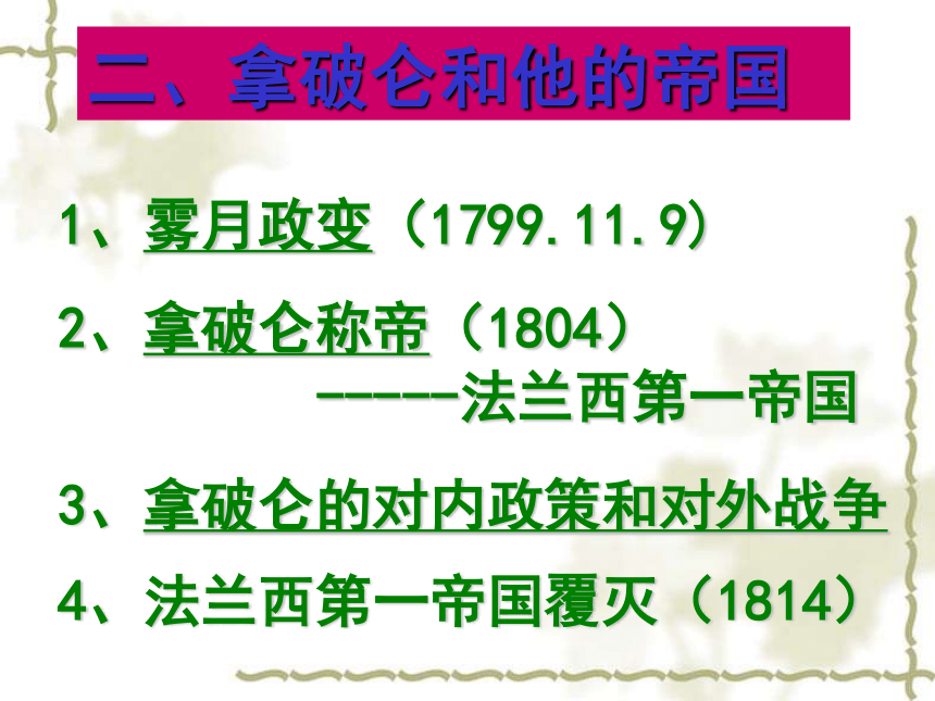 华师大版历史九年级上第15课法国大革命23张