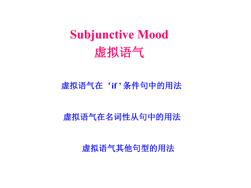 Unit 2 Poems subjunctive mood