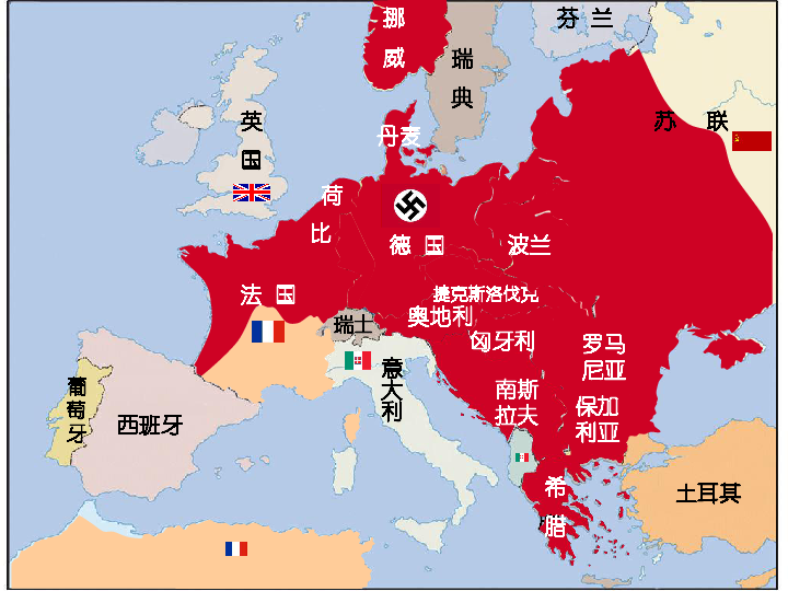 德国与俄罗斯地图图片