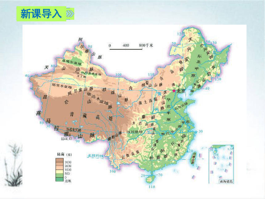 初二地理地图重点图图片