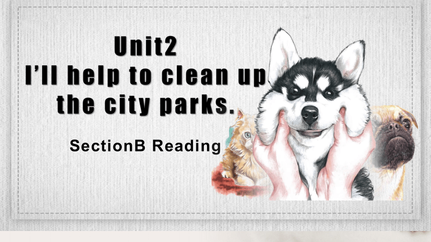 八下Unit 2 I'll help to clean up the city parks. Section B大阅读+嵌入视频(共16张PPT)