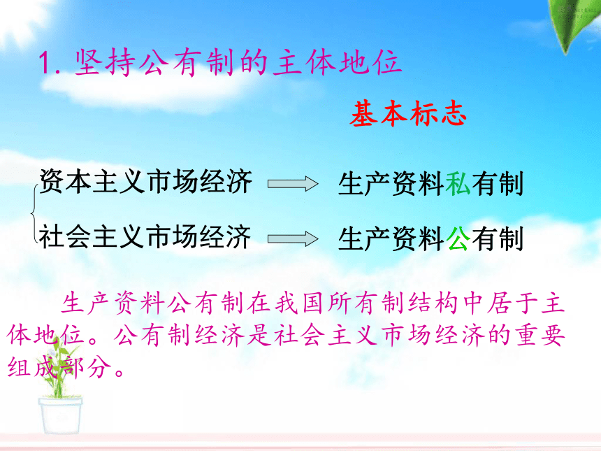 完善社会主义市场经济体制课件（21张）