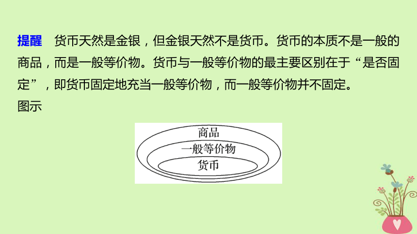 2019届高考政治一轮复习第一单元生活与消费第1课神奇的货币课件新人教版必修1