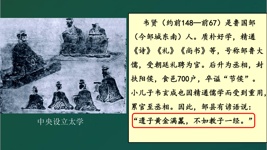 七年级上册历史第12课 汉武帝推进大一统格局 （共21张PPT）
