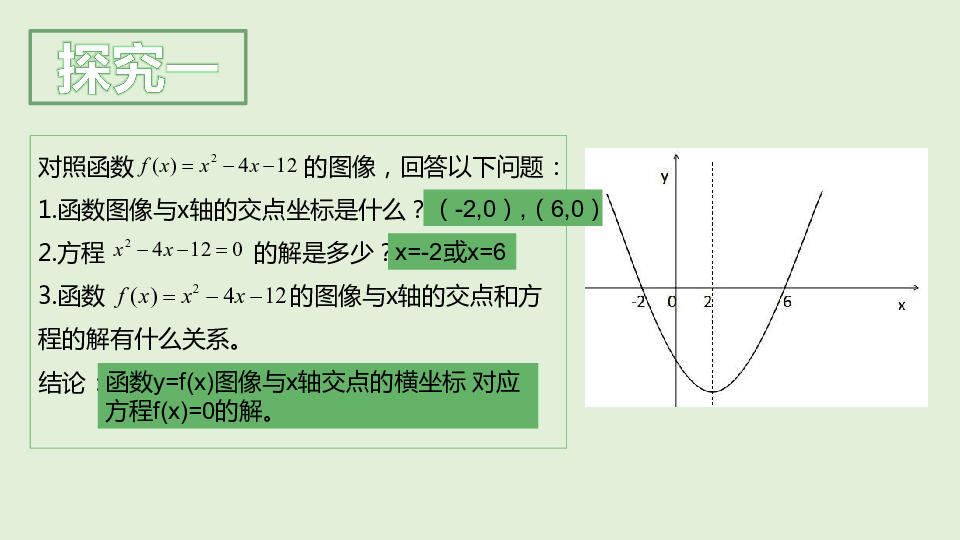 3.4.1 函数与方程 课件（22张PPT）