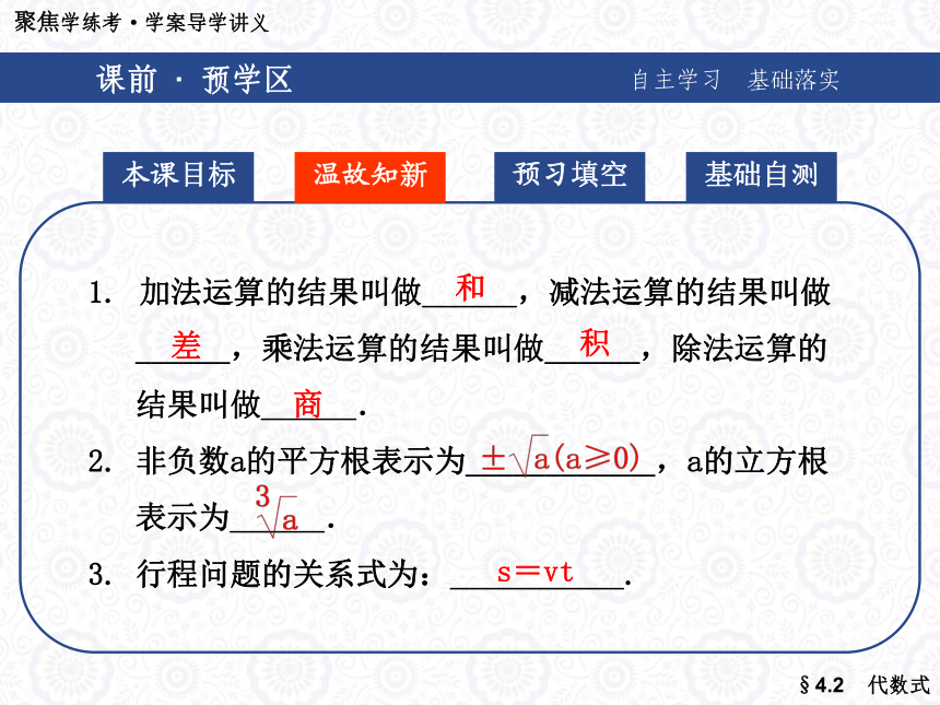 4.2代数式