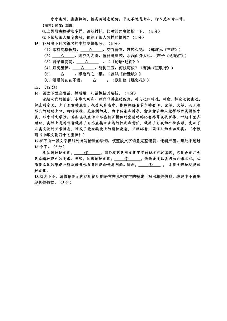 山东省济宁市邹城一中高三15届上学期期中考试语文试题