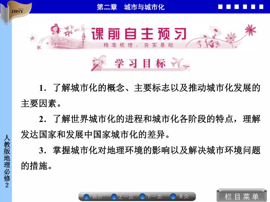 优化指导高中地理必修二第二章第三节城市化同步备课课件