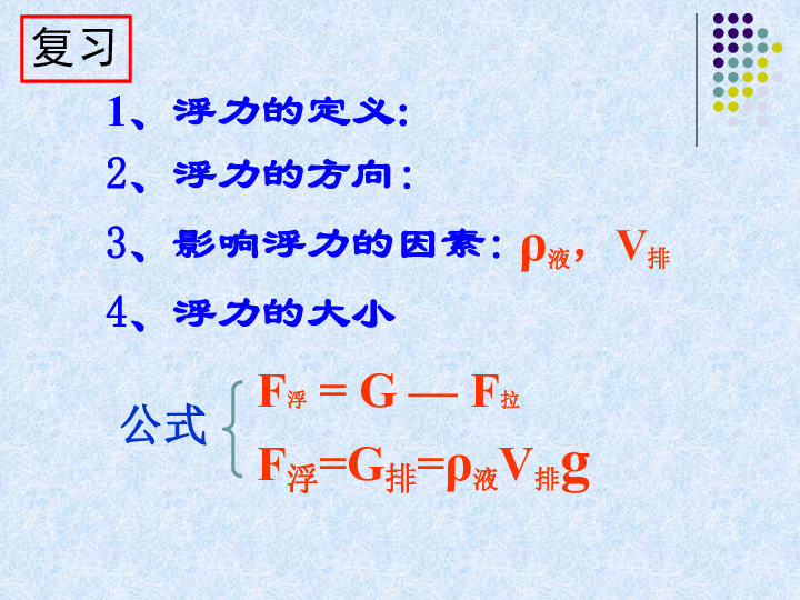 苏科版八年级下册物理 10.5物体的浮于沉 课件（39张）