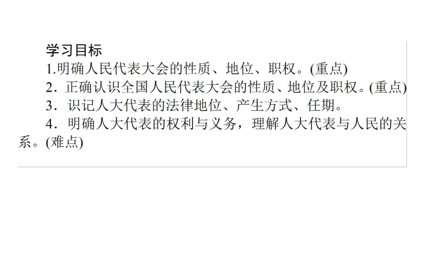 政治必修Ⅱ人教新课标5.1人民代表大会：国家权力机关课件（41张）