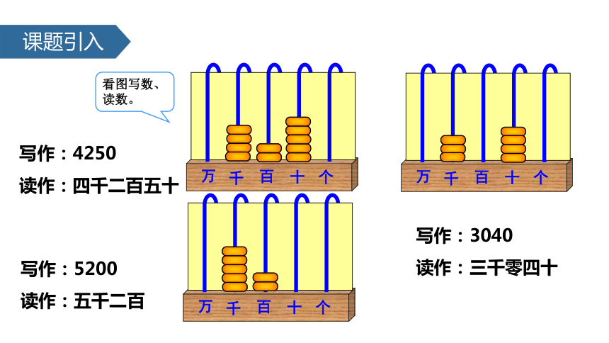 苏教版小学二年级数学下 4 中间有0的四位数的组成与读写课件 (共19张PPT)