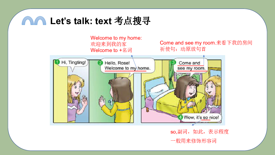 Unit3(lesson1) Welcome to my home 课件(共29张PPT)