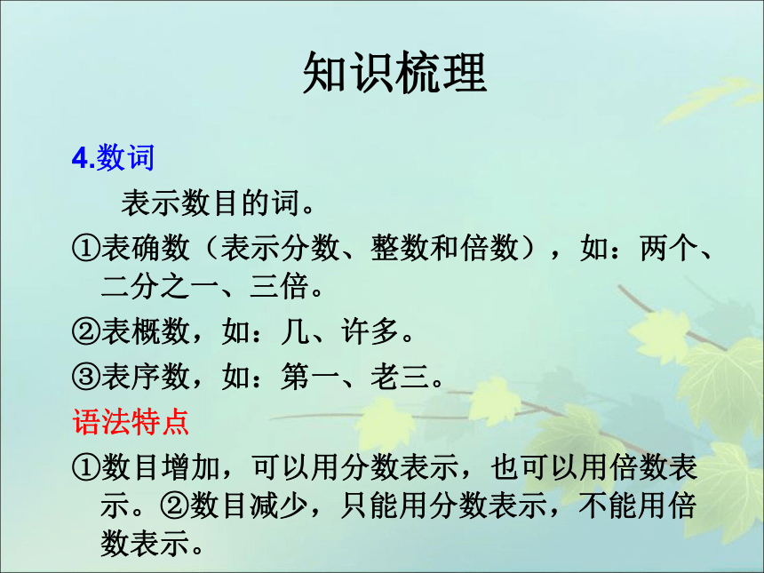 广东省深圳市2017年中考语文总复习 第七章 成语运用 语法知识课件