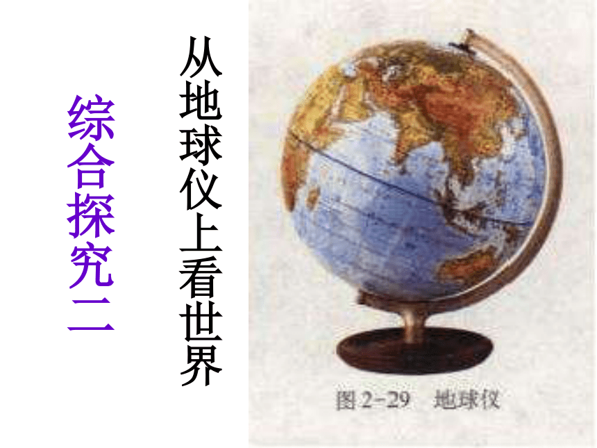 综合探究二《从地球上看世界》教学课件