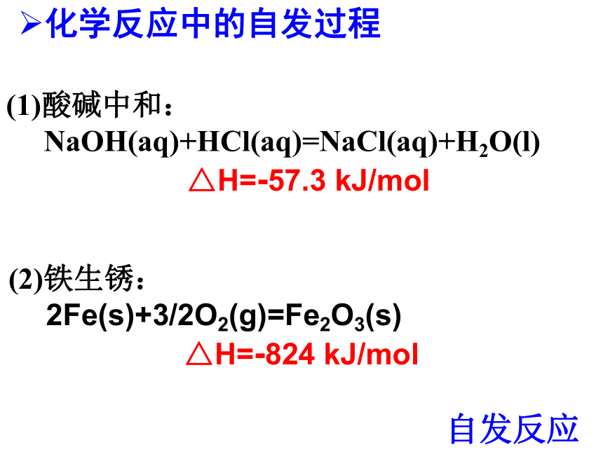 2.4 化学反应进行的方向 课件 (2)