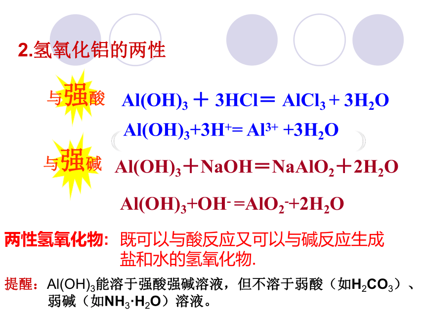 高中化学苏教版必修1课件专题三：第1单元铝的氧化物与氢氧化物 （共26张ppt)