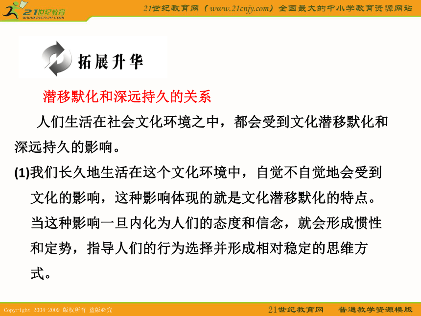 课标版2011年高考政治一轮复习精品课件：第三课 文化的多样性与文化传播(1)