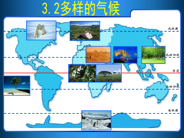 沪教版六年级下册全球篇3.天气与气候3.2多样的气候（41张PPT）