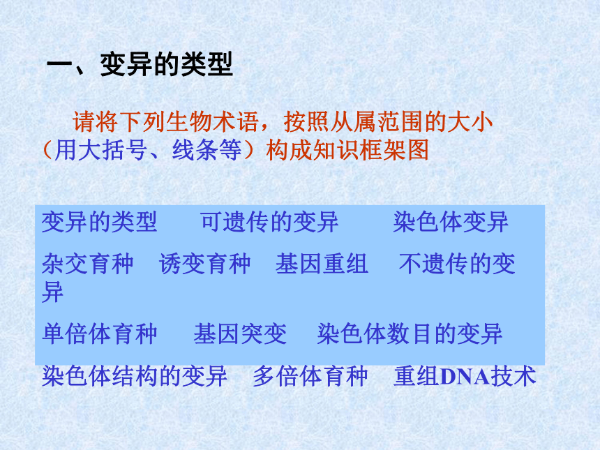 生物变异的类型、原理及应用1[上学期]