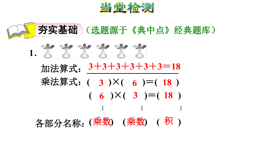 数学二年级上人教版第四单元第2课时 乘法算式各部分名称课件+素材