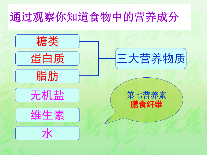 食物的营养成分 课件（共26张ppt）