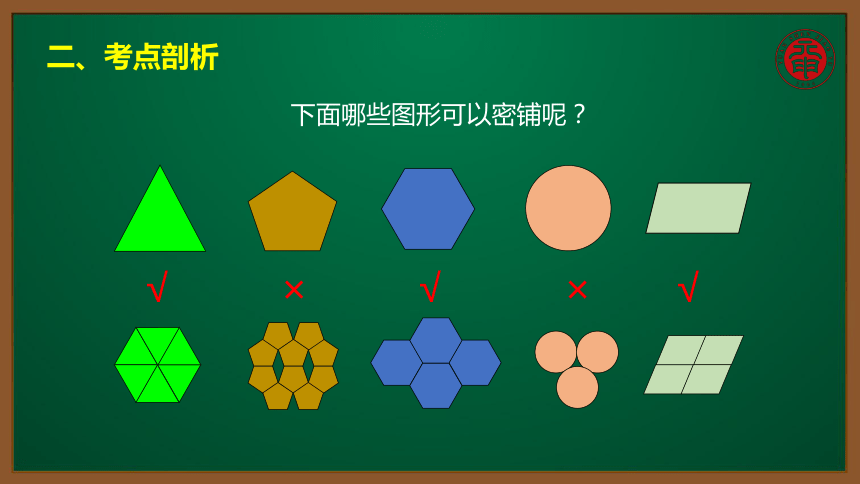 小數四年級考點精講圖形的密鋪課件10張ppt