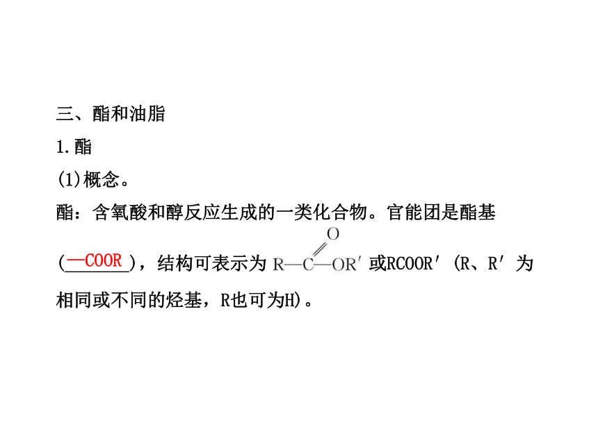 2014年高考化学一轮复习专题（鲁科版）饮食中的有机化合物 塑料 橡胶 纤维（共84张PPT）