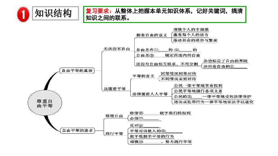 第四单元崇尚法治精神复习课件共32张ppt