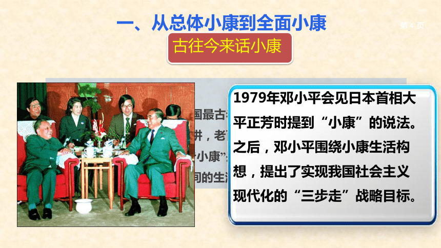 高中政治必修一第四单元第十课第二框实现全面建成小康社会的目标课件